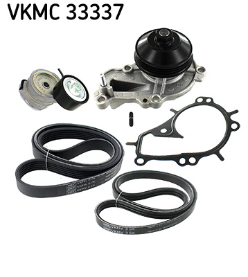 SKF VKMC 33337 Wasserpumpe + Keilrippenriemensatz